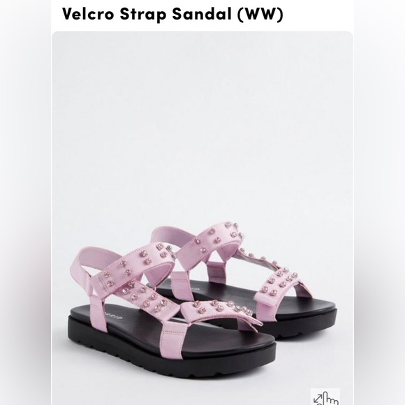 EUC Torrid Velcro Strap Sandals - Picture 1 of 4